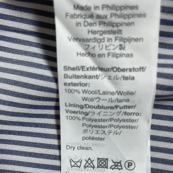 J Crew Womens Moon Herringbone Blazer Burgundy Wool Blend British Cloth Large - Picture 9 of 13